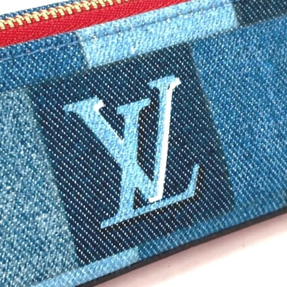 LOUIS VUITTON GI0444 MonogramDenim Trousse Elizabeth pencil case Unused - Picture 12 of 16